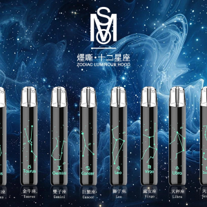 MSO爅嘶十二星座發光炫彩主機（通用一代菸彈）24色可選